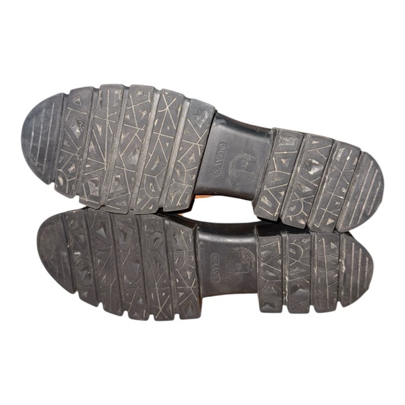 Brown Heeled Boots with Chunky Sole and Knee-High Design - Picture 5 of 6